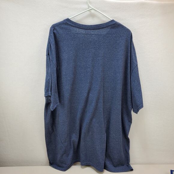 DOM Shirt Mens 3XL Adulting Would Not Recommend Blue Graphic Crew Neck Funny Top - Picture 2 of 6